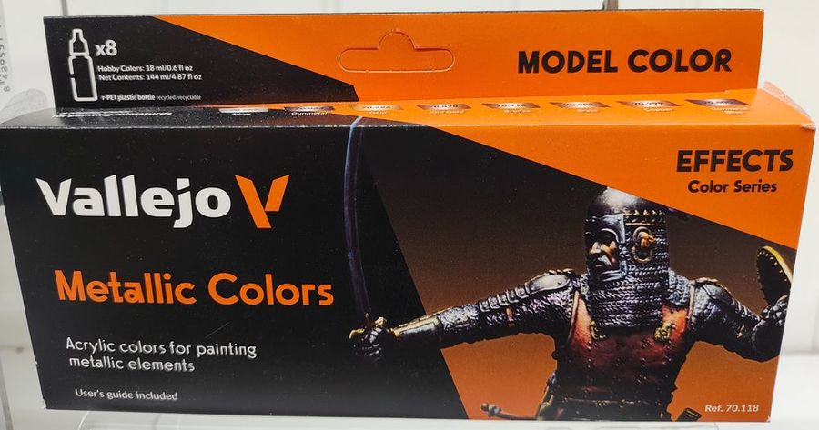 Vallejo Model Color Metallic Colors set
